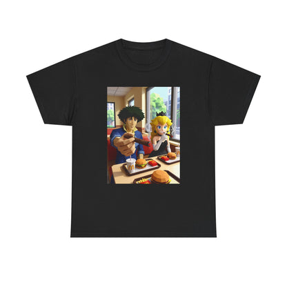 Spike and Princess Peach Smoking Cigars Tee