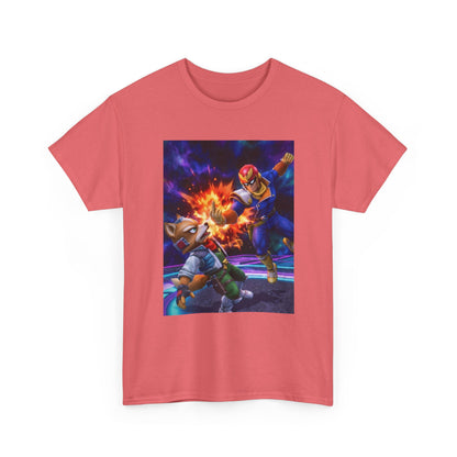 Falcon Punch Fox Flipping The Bird Tee