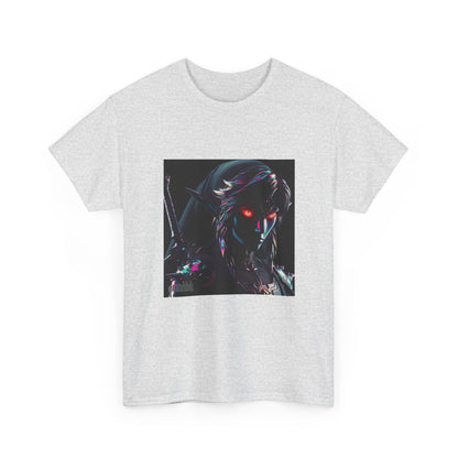 Chrome Dark Elf With Glowing Eyes Tee