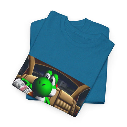 Yoshi Pouring Lean In Car Tee