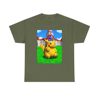 Salty Pikachu Giving The Middle Finger Tee
