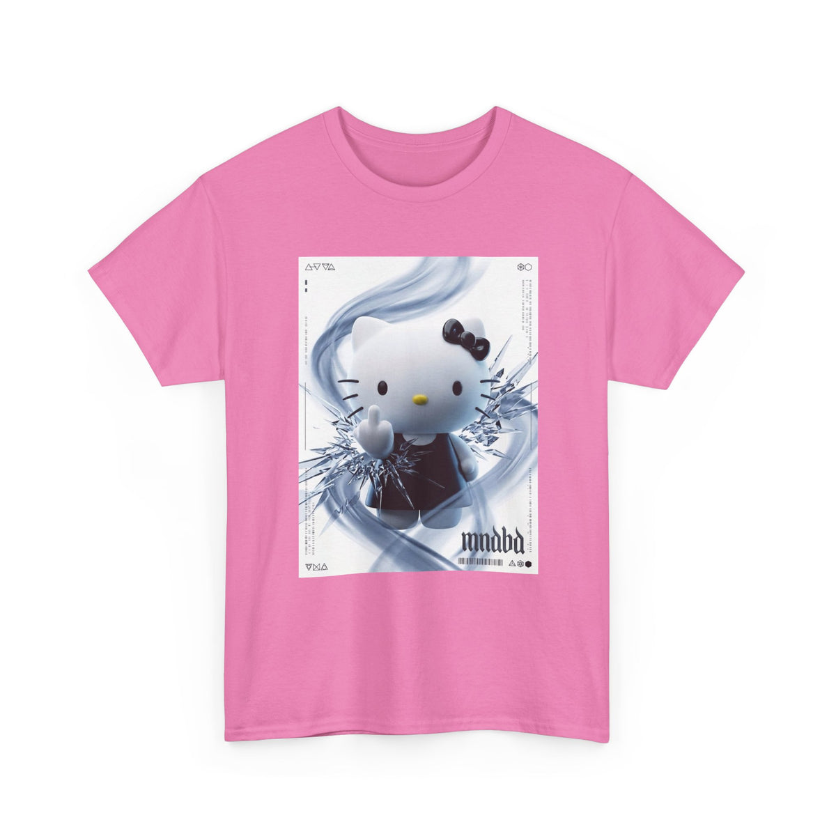 Cute Kitty Flipping The Bird Tee