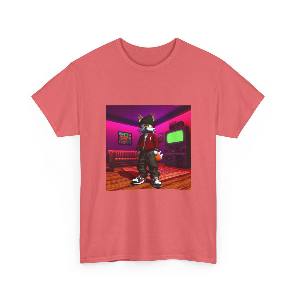 Swagged-Out Fox In Retro Chill Pad