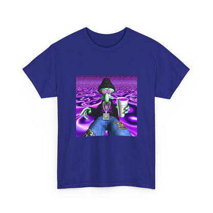Squidward Sipping Lean In A Purple Haze