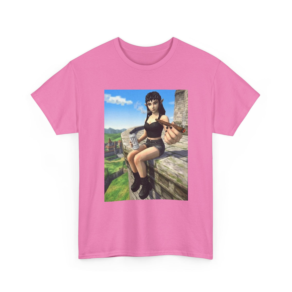 Edgy Elf Offering You A Blunt Tee