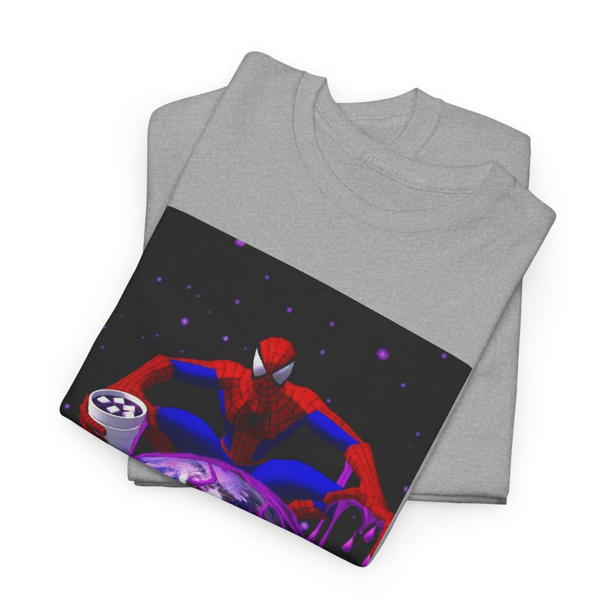 Spider-Man Pouring Lean On Earth