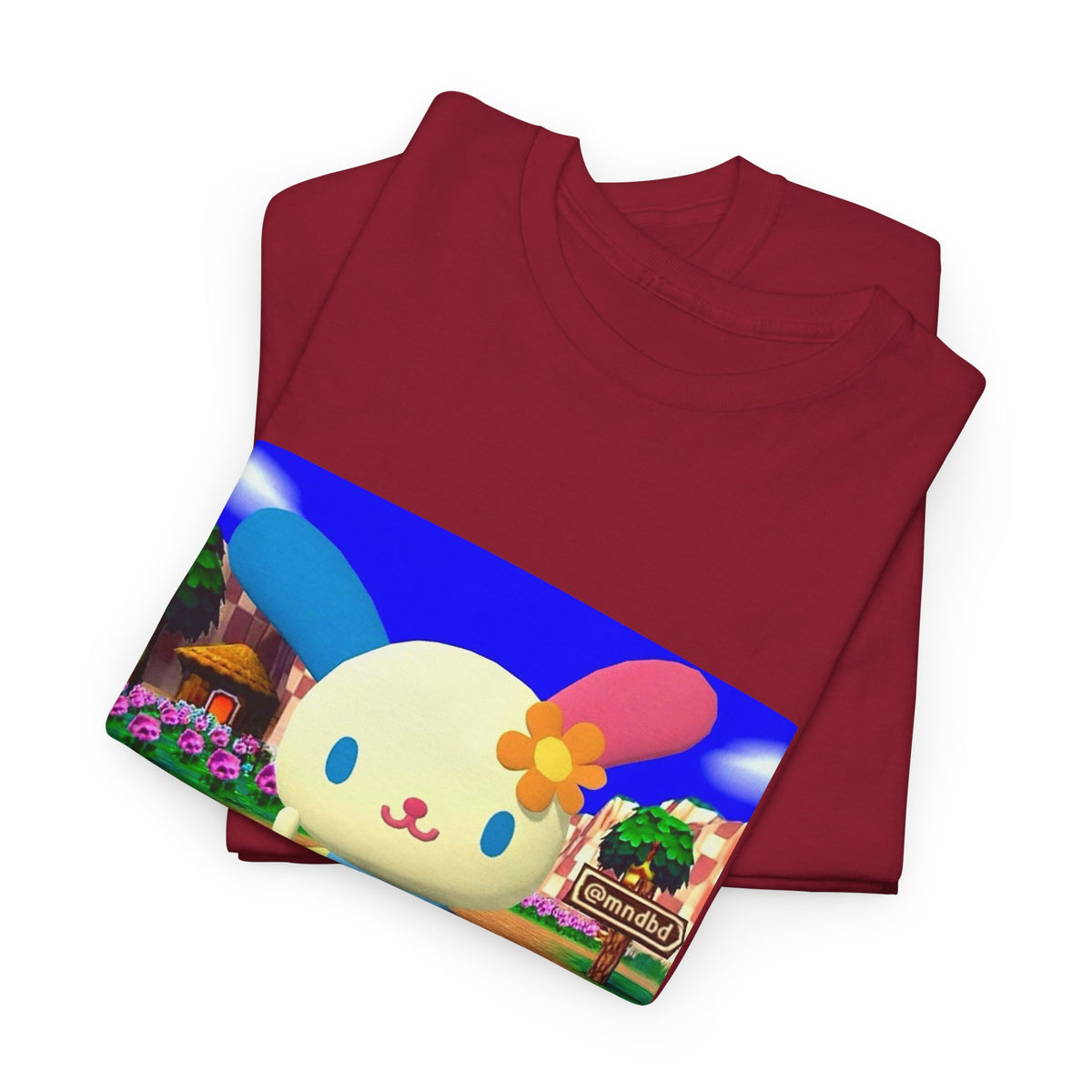 Cute Bunny Giving The Finger Tee