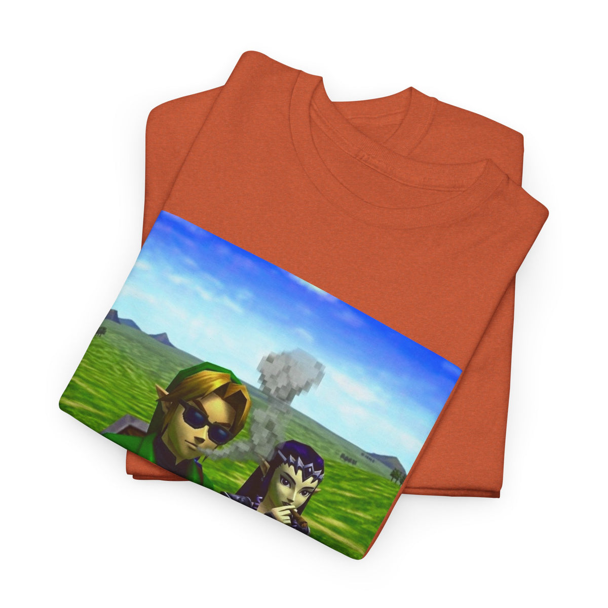Link and Dark Zelda Blazing Hyrule Field