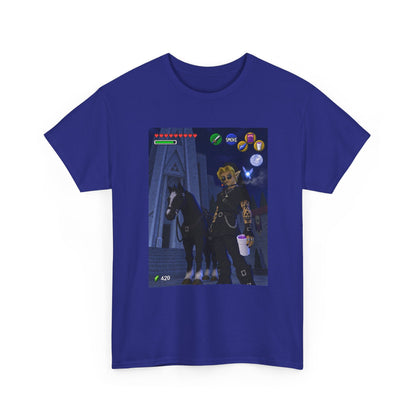 Goth Link Smoking With Epona Tee