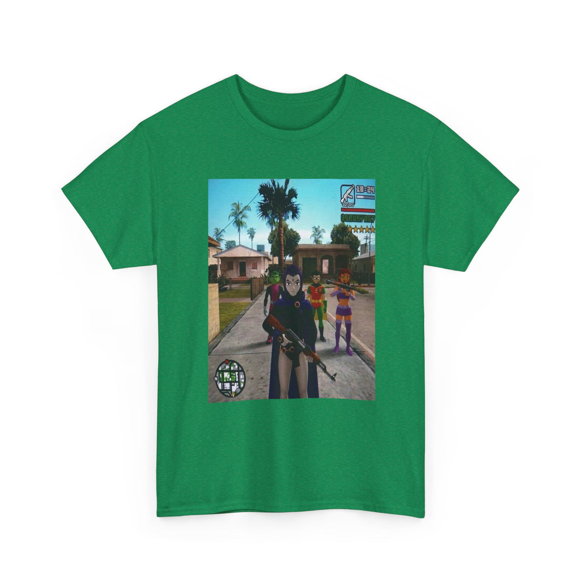 Teen Titans Grand Theft Auto Crossover Tee