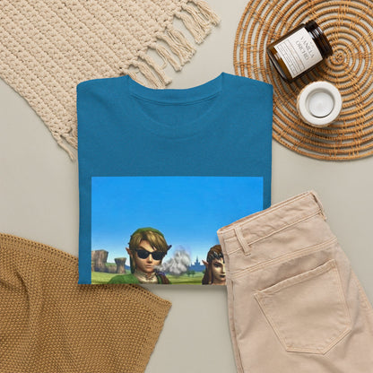 Link And Zelda Chilling With Blunts Tee
