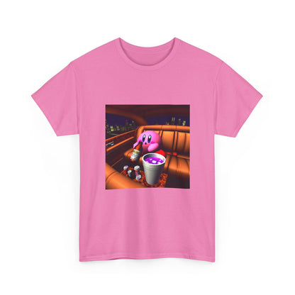 Kirby Sipping Lean In The Car Tee