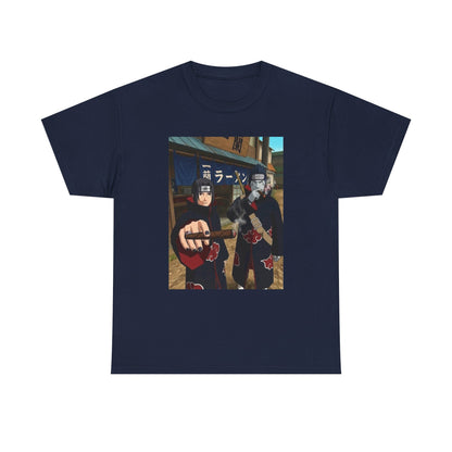 Itachi And Kisame Smoking Akatsuki Tee