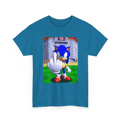 Sonic Flipping Off In The Castle Grounds