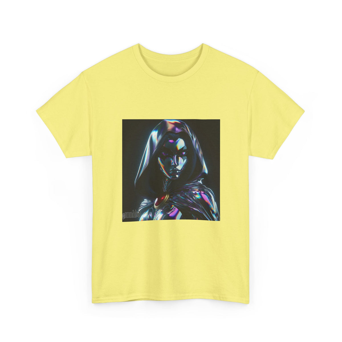 Holographic Raven Sorceress Shimmers Mysteriously