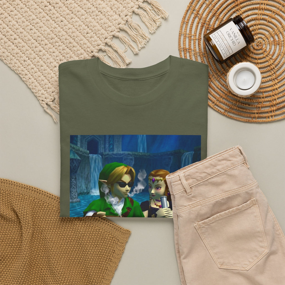 Link And Zelda Chillin' By The Water