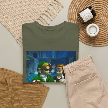 Link And Zelda Chillin' By The Water