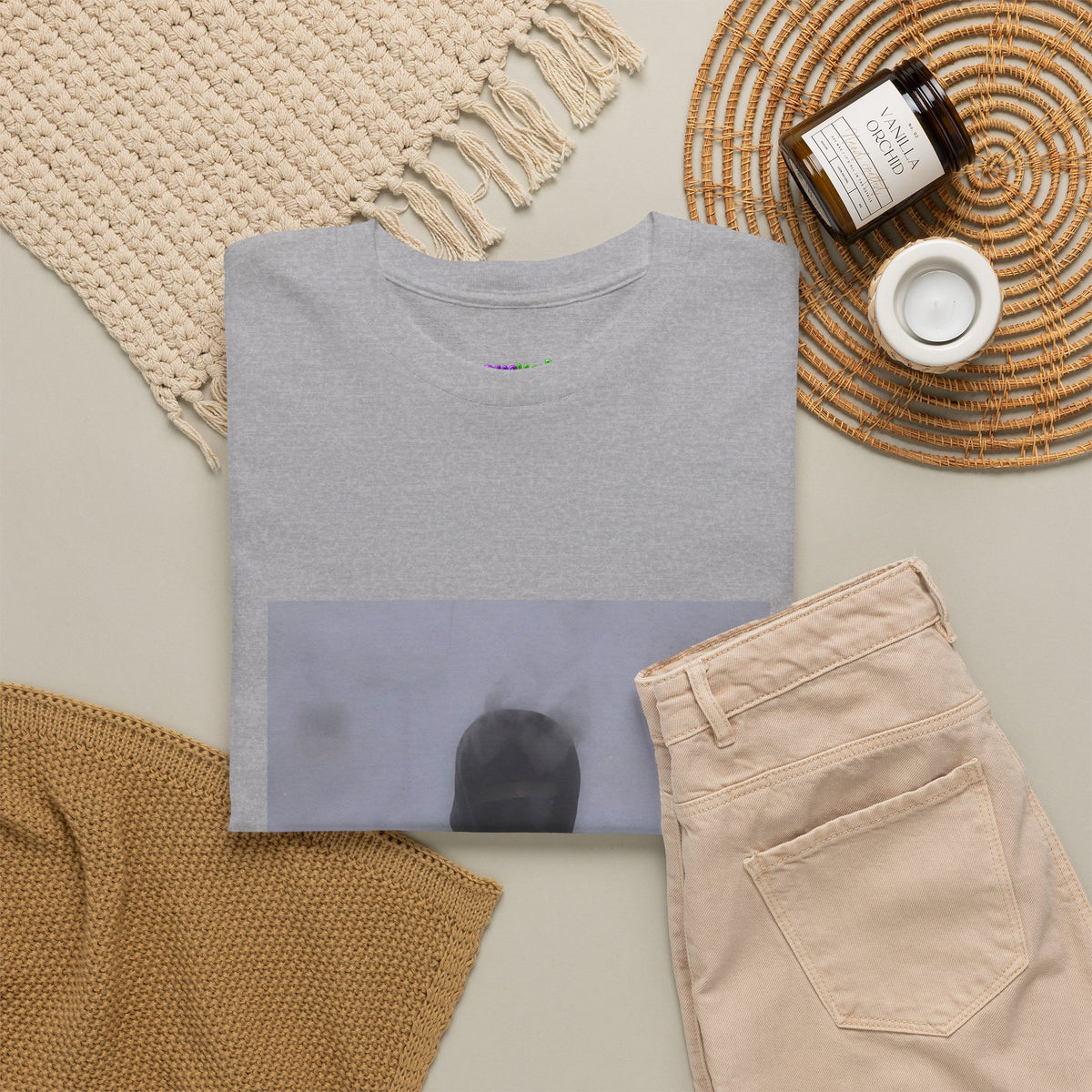 Midnight Leaf Whisper Graphic Tee