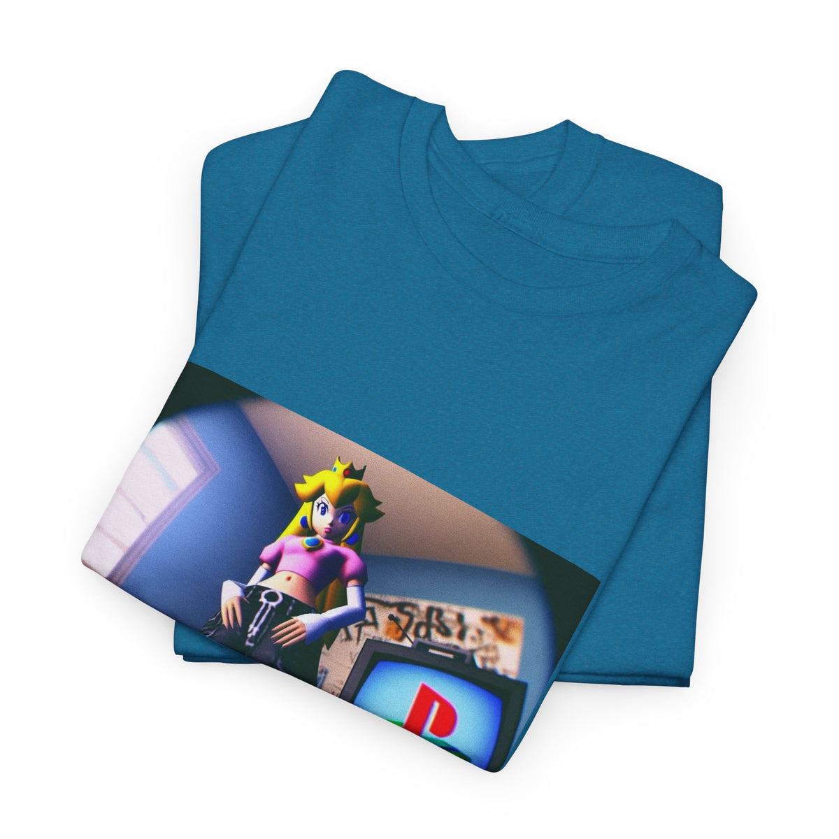 Princess Peach Y2K Drip Tee