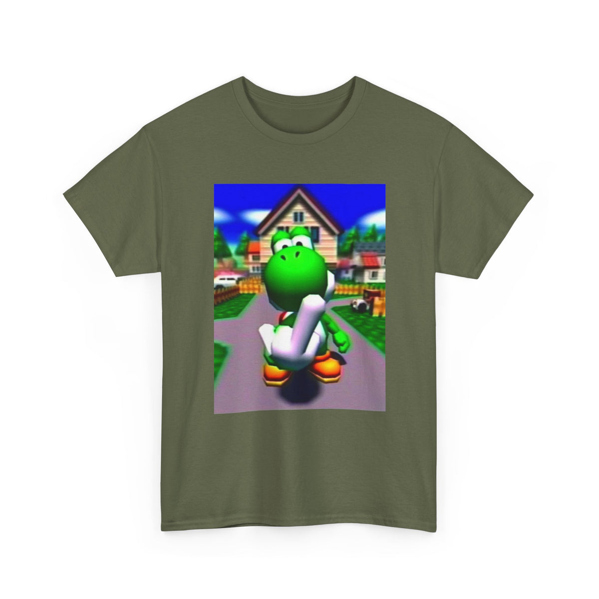 Yoshi Giving The Finger Tee