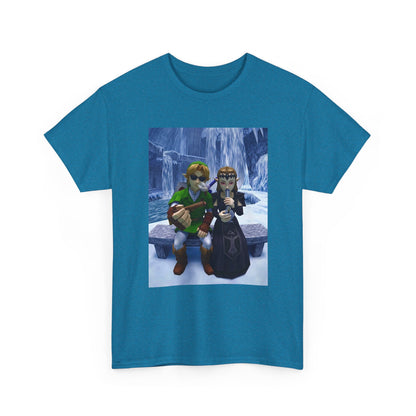 Link And Zelda Chilling In Ice Palace