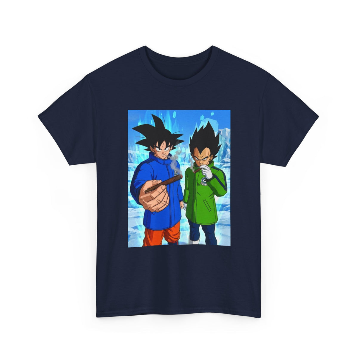 Goku and Vegeta Chillin' On Ice
