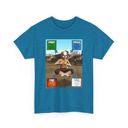 Aang Bending Smoke Elements Tee