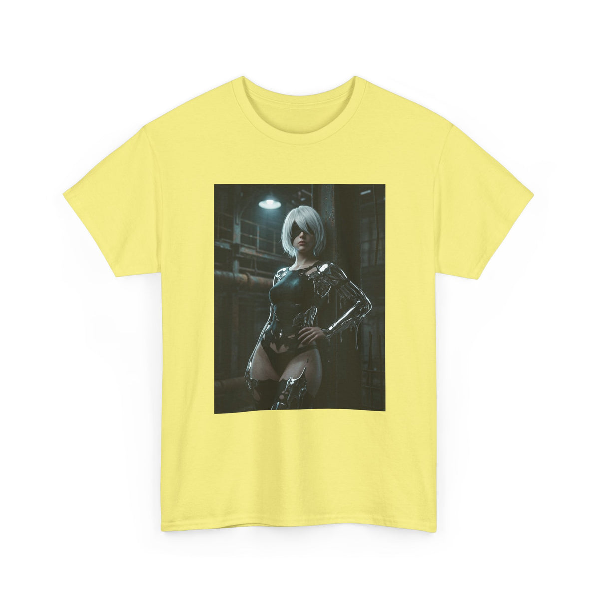Android In Melted Chrome Cyberpunk Tee