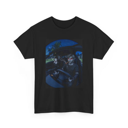 Dark Link And Zelda Cruising And Smoking