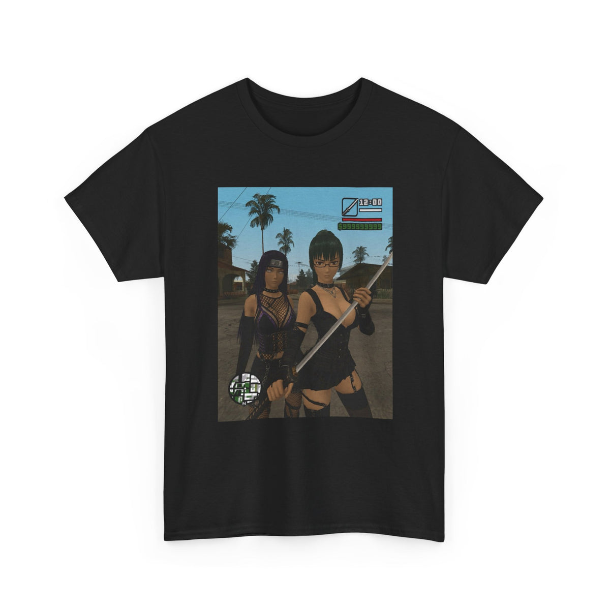 GTA-Inspired Girls With Katanas Tee