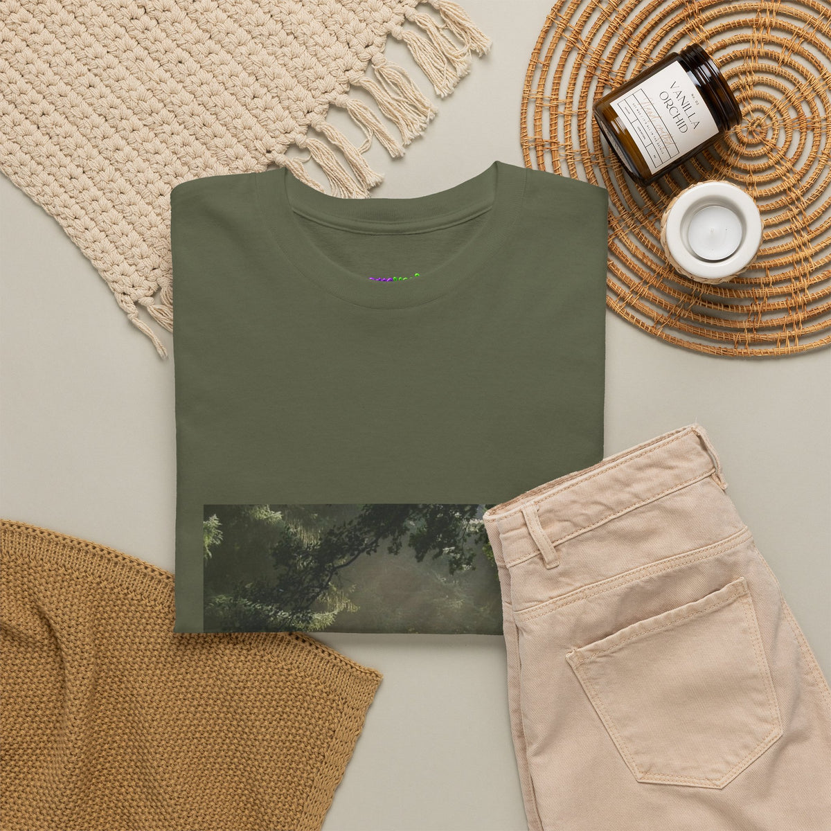 Urban Leaf Whisper Graphic Tee