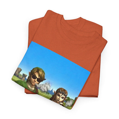 Link And Zelda Chilling With Blunts Tee