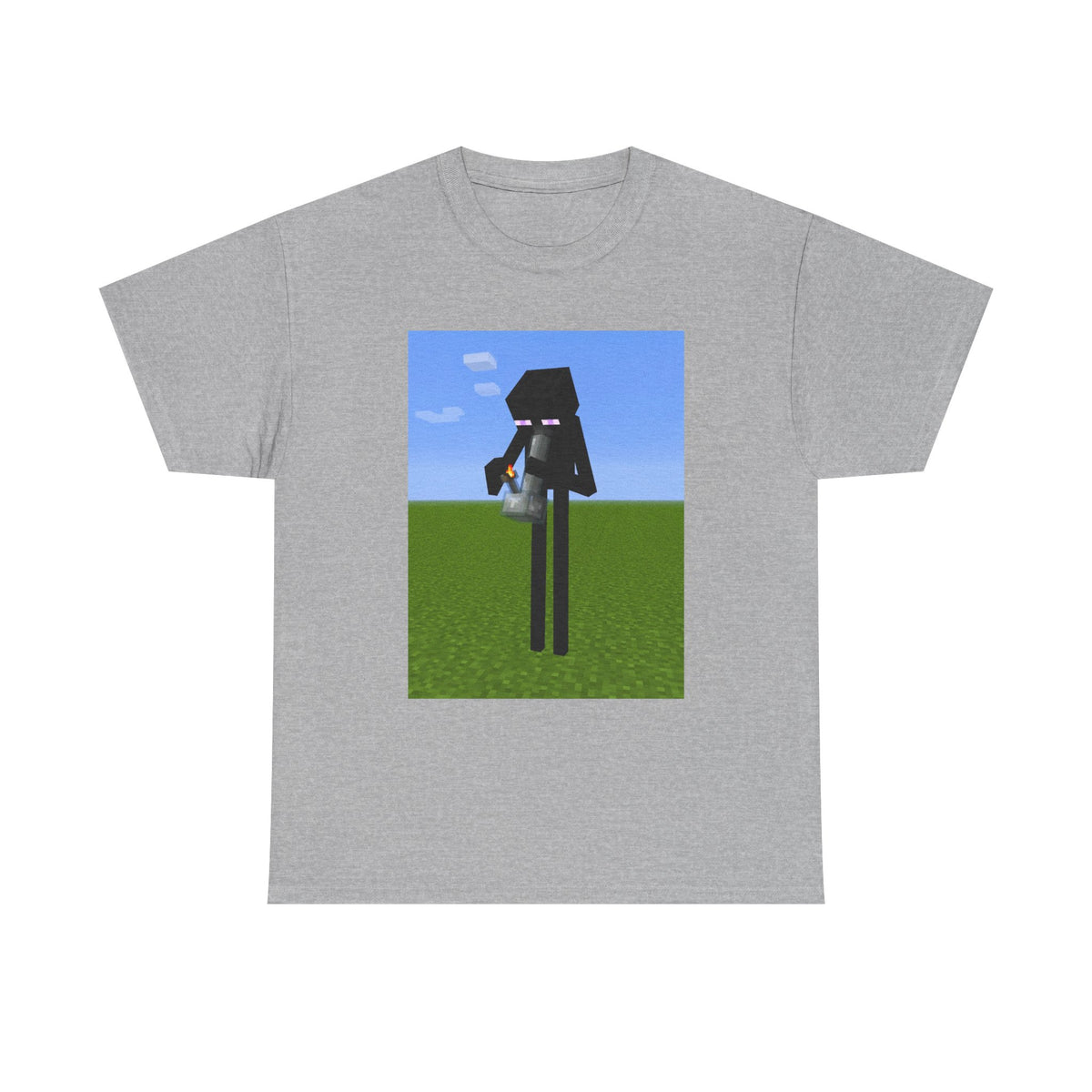 Enderman Lighting Up A Bong Tee