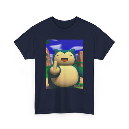 Snorlax Flipping The Bird Tee