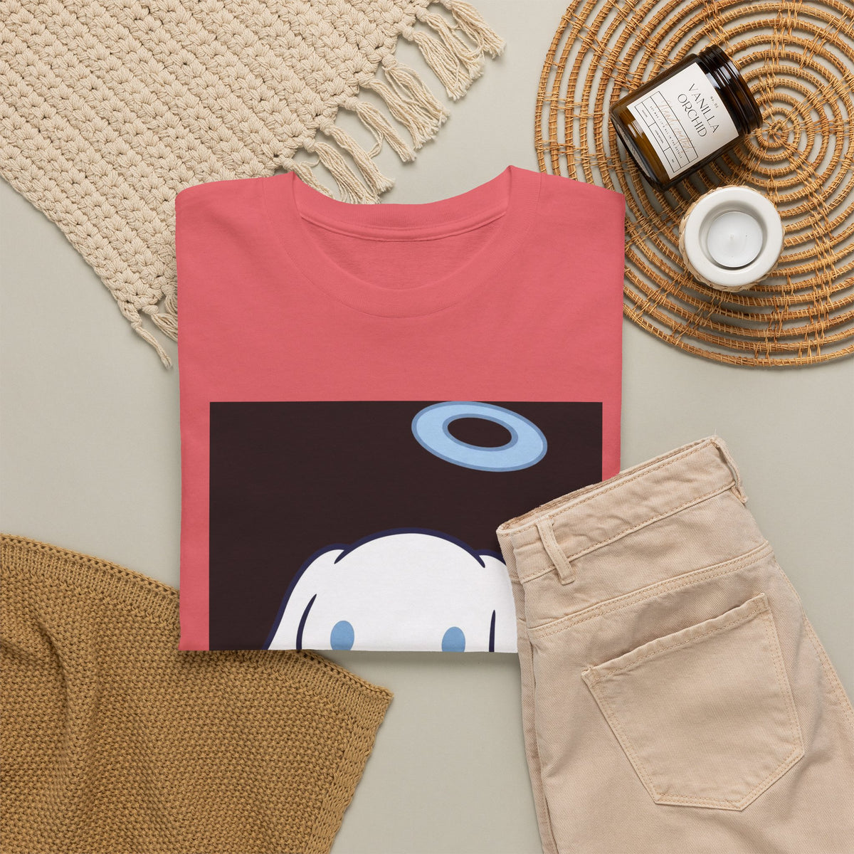 Cinnamoroll Angel Praying Heavenly Cloud Tee