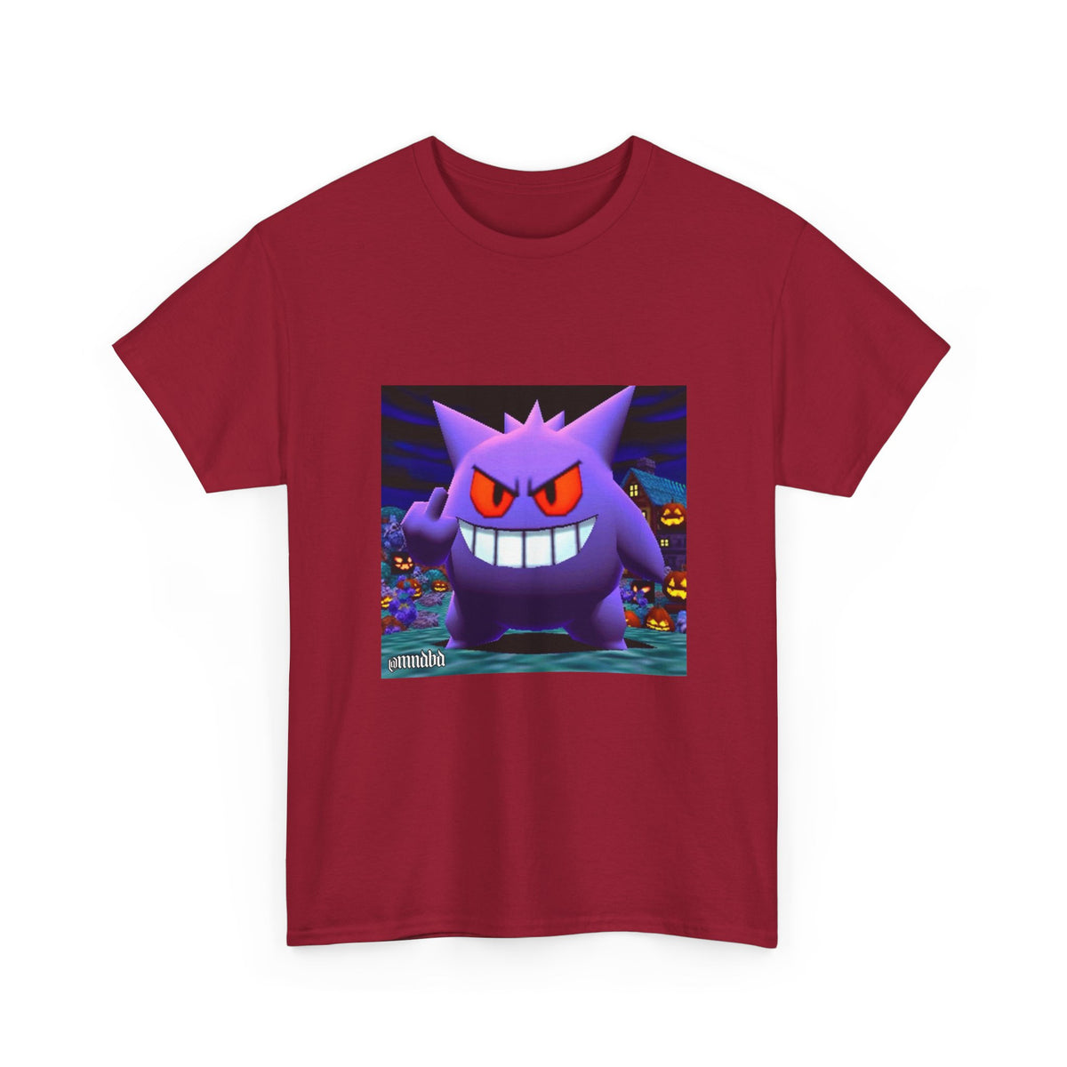 Gengar Flipping The Bird Halloween Tee