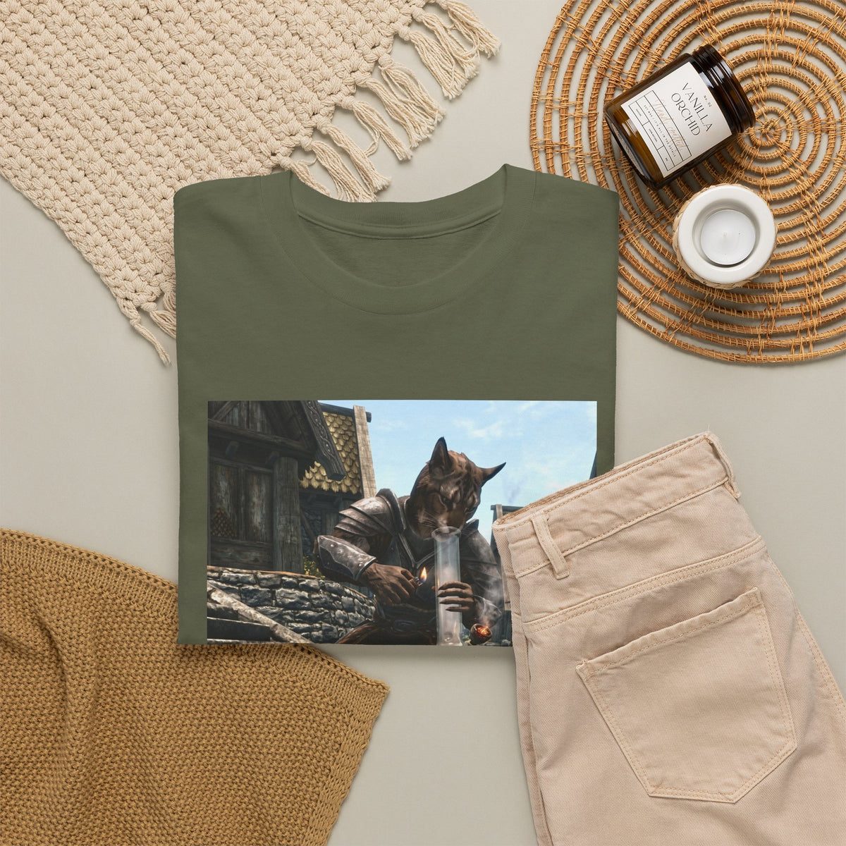 Neon Haze Horizon Graphic Tee