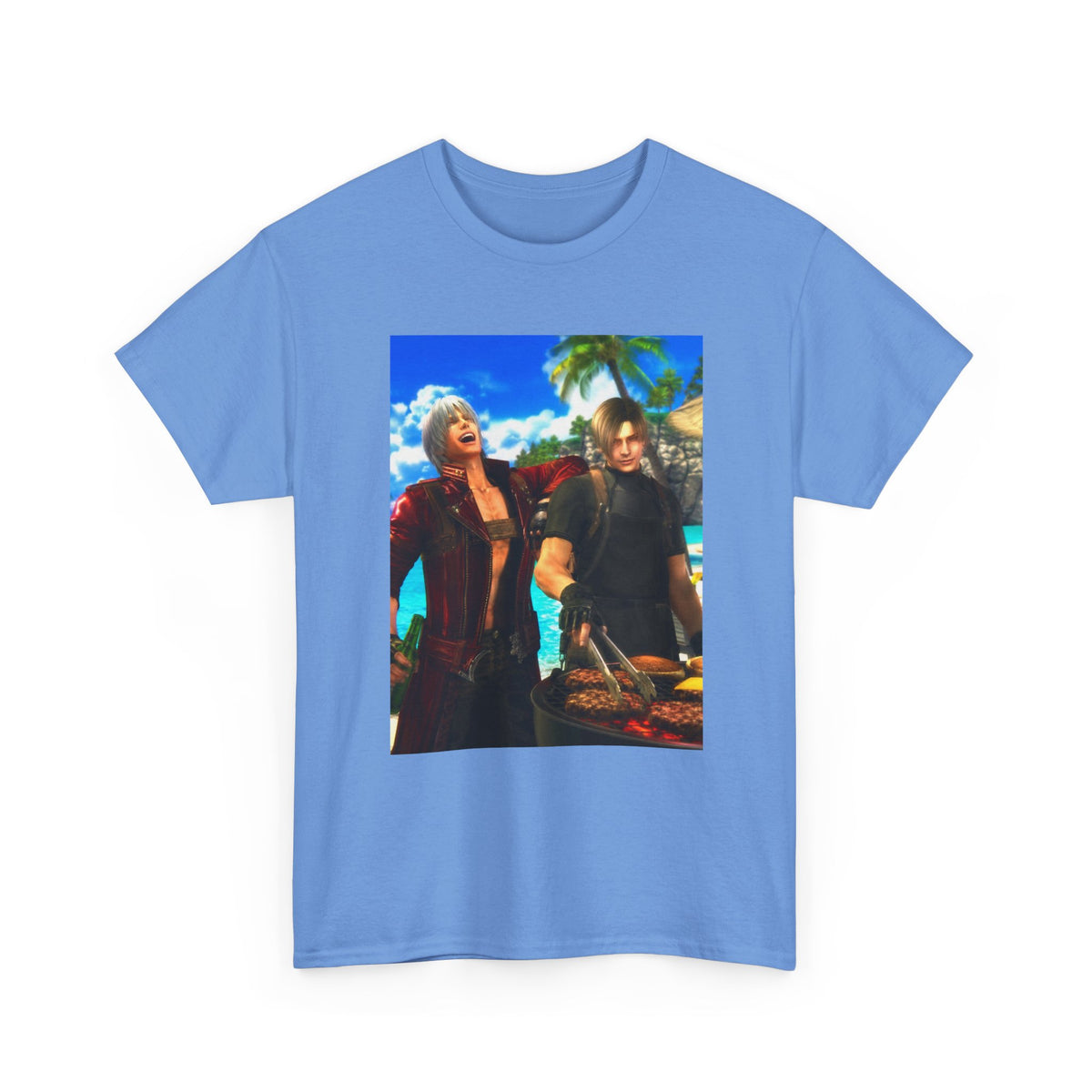 Dante and Leon Grilling on the Beach Tee