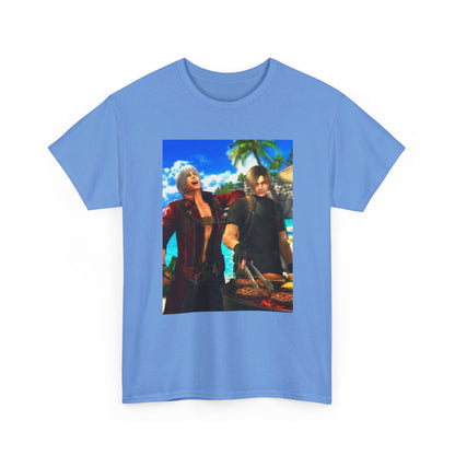 Dante and Leon Grilling on the Beach Tee