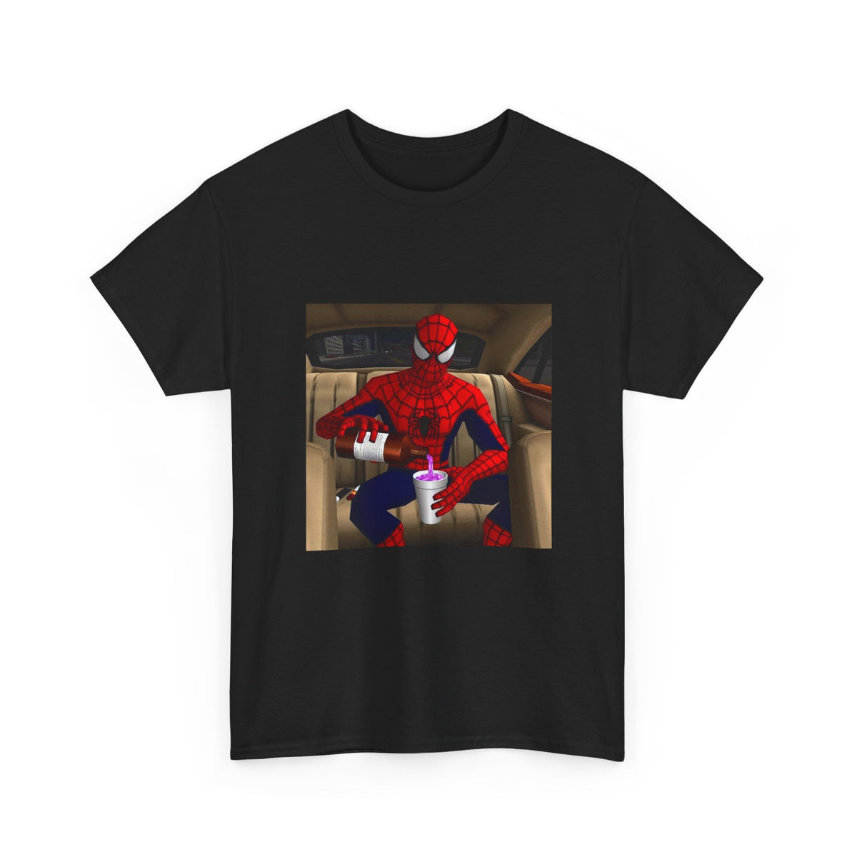 Spider-Hero Sipping Purple Drank Tee