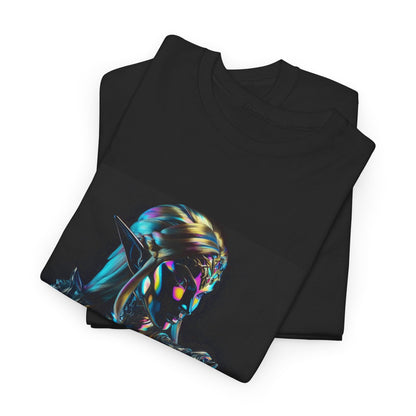 Holographic Elf Princess Chrome Armor Tee