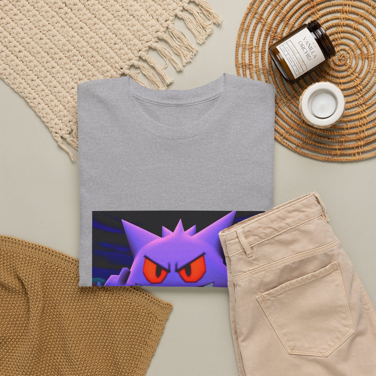 Gengar Flipping The Bird Halloween Tee