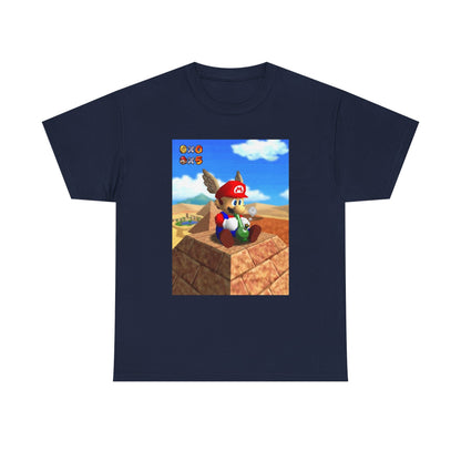 Wing Cap Mario Enjoying The Desert View Tee