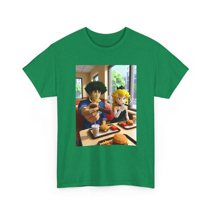 Spike and Princess Peach Smoking Cigars Tee