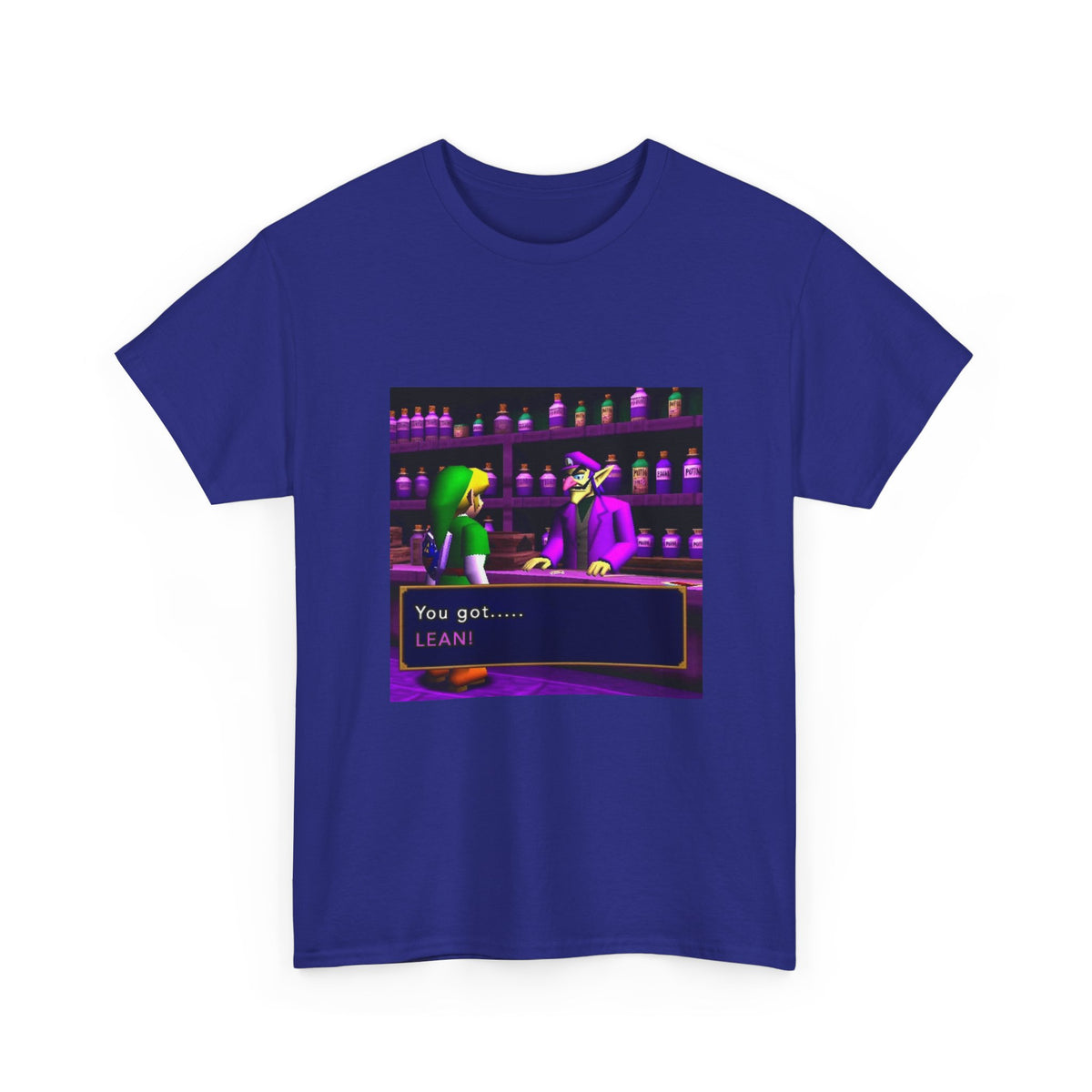 Link Gets Lean From Waluigi Tee