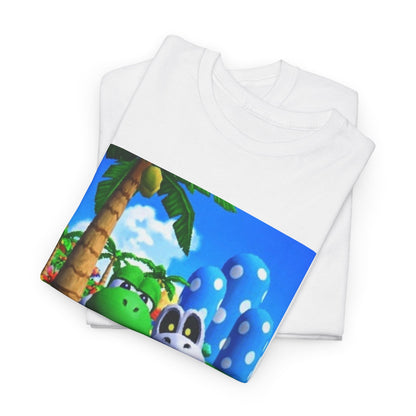 Yoshi And Dry Bones Flipping The Bird Tee (Design 6)
