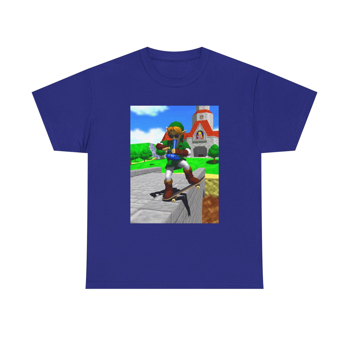 Stoner Link On Skateboard With Ocarina Bong