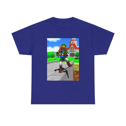 Stoner Link On Skateboard With Ocarina Bong