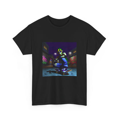 Skater Link Smoking In Neon Alley Tee