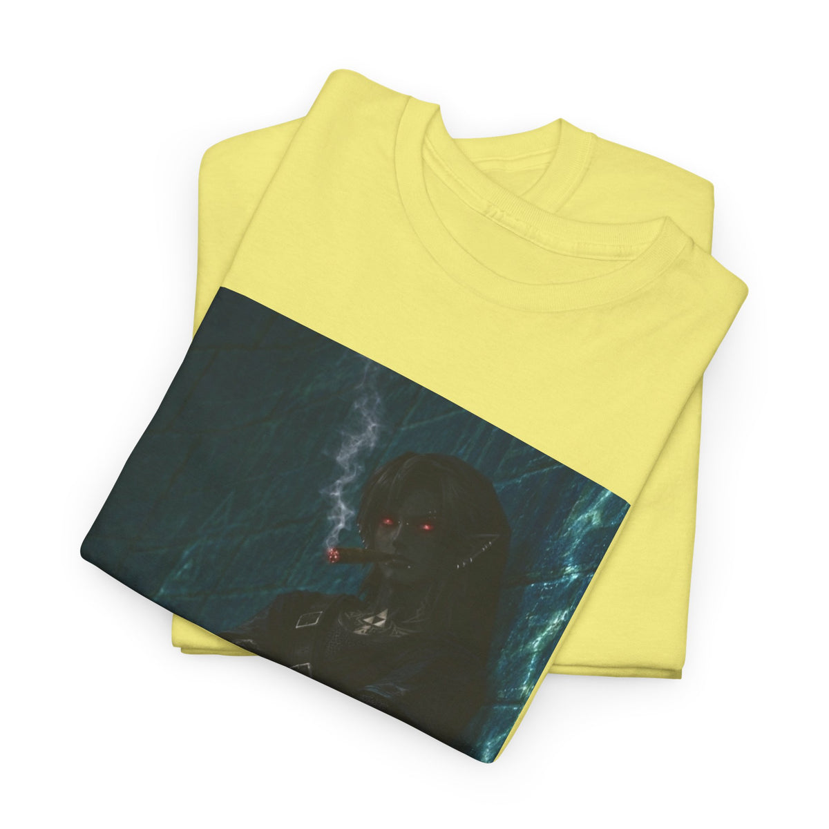 Dark Link Smoking A Lit Cigar Tee